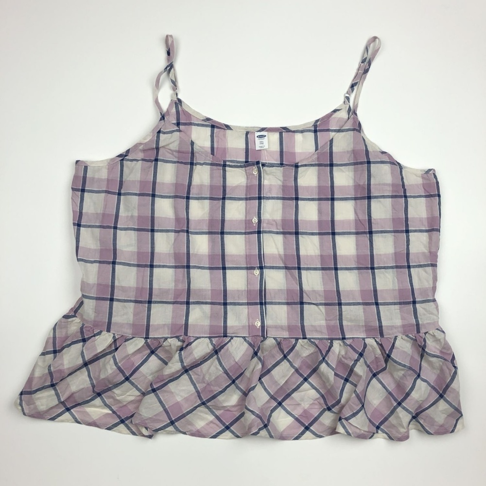 Old Navy Women’s Spaghetti Strap Crop Top Size 2XL Purple DI20 NWT